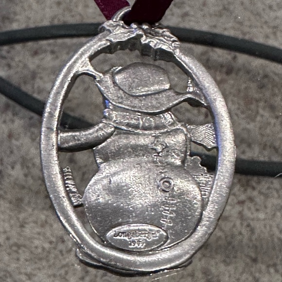 Vintage pewter Longaberger ornaments - Picture 8 of 10